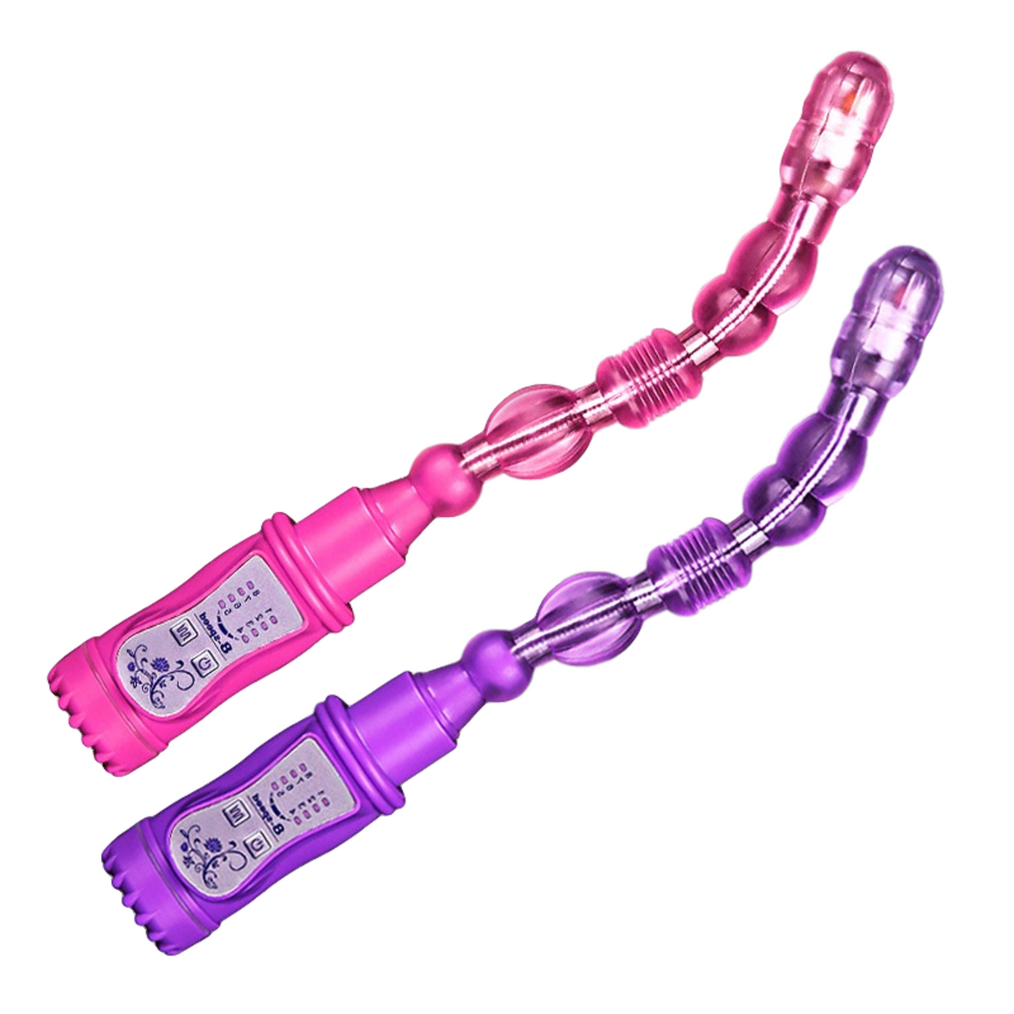 8 Speed Long Flexible Vibrating Anal Bead Chain Butt Plug Anal Vibrator Sex Toy