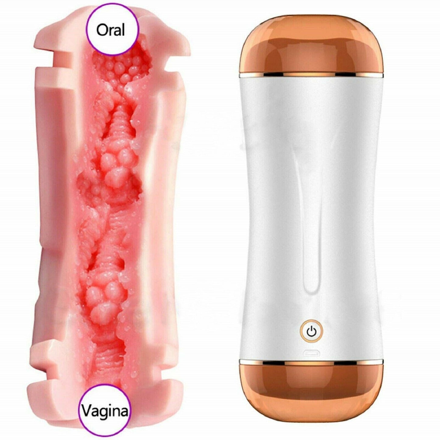 Pussy Male Masturbator Masturbation Stroker Rechargeable Vagina Men Sex Toy
