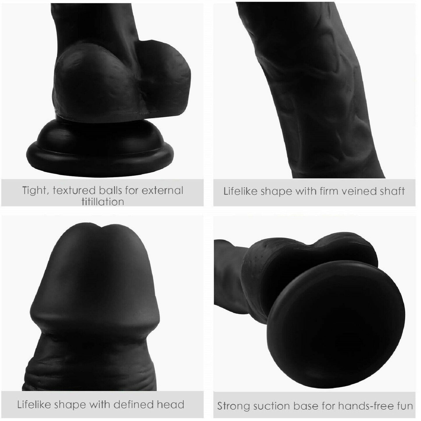 6.7" Dildo Dong Realistic Penis Cock Suction Cup Penis Silicone Adult Sex Toy