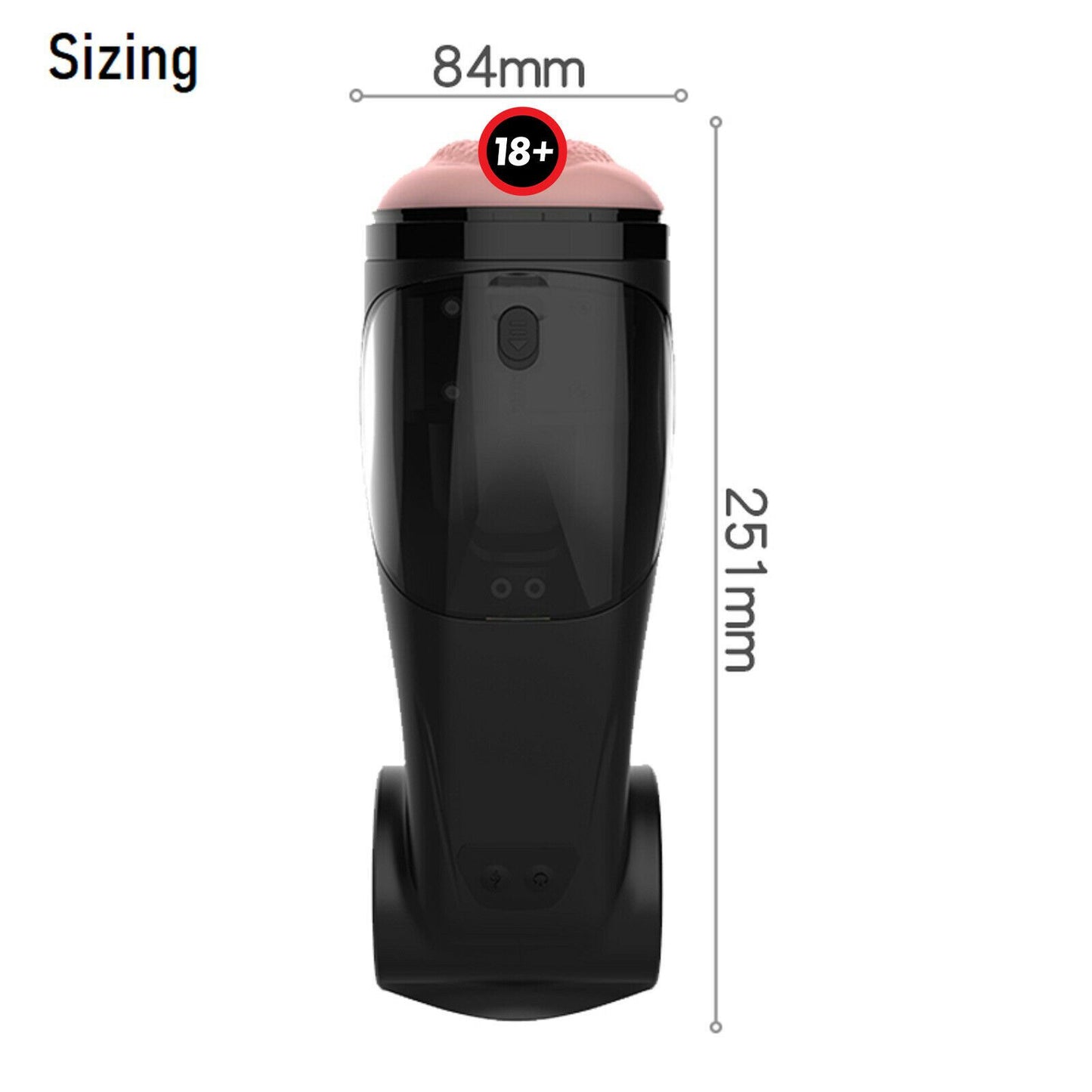 Male Masturbator Auto Rotation Realistic Pussy Stroker Cup USB Adult Sex Toy