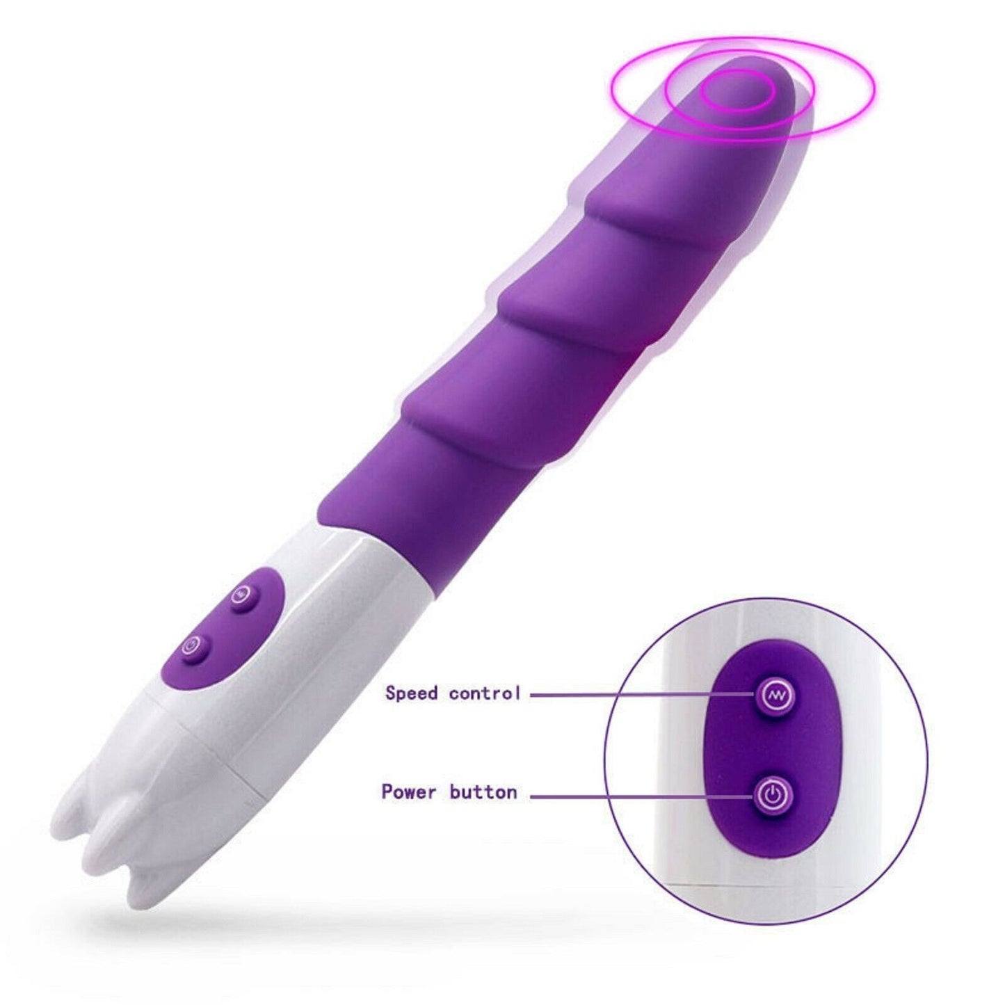 Vibrator Dildo G-Spot Anal Viginal Clit Bullet Female 10 Speed Wand Sex Toy NEW