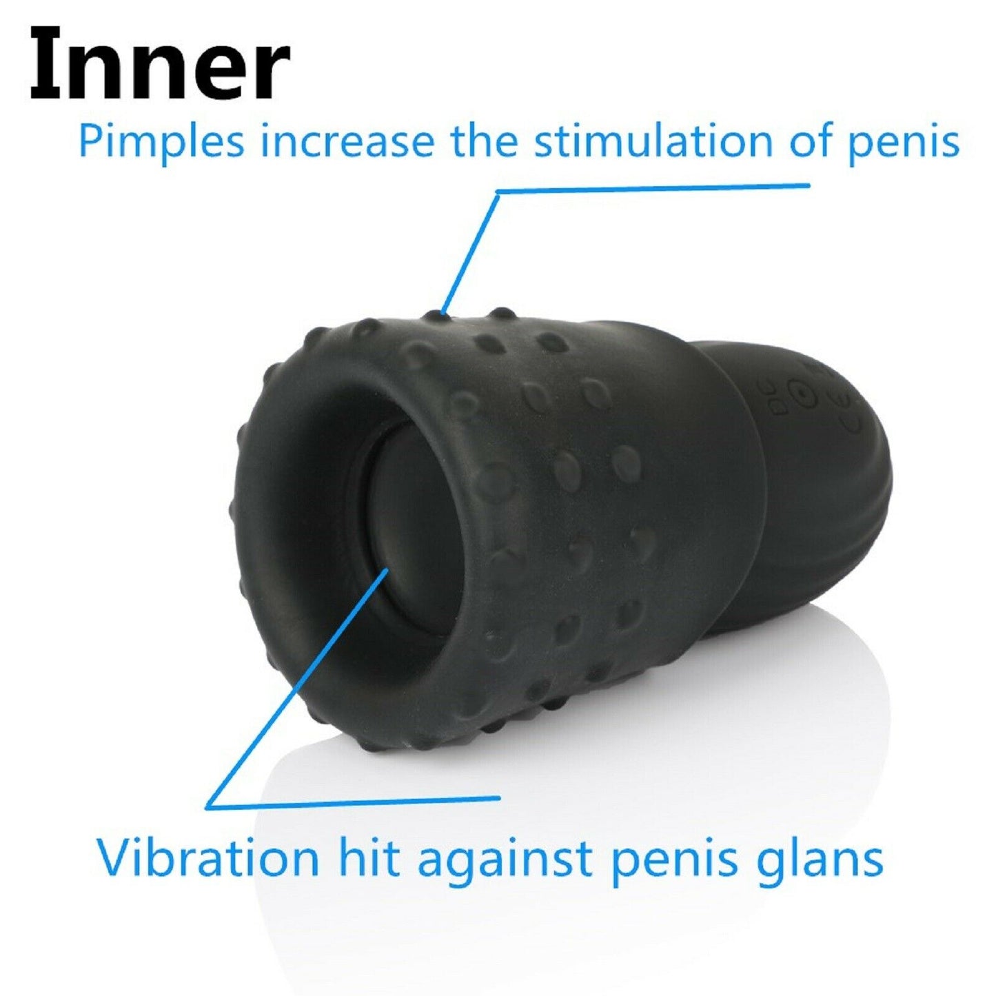 Vibrating Male Masturbator Stroker Rechargeable Penis Vibrator Trainer Sex Toy