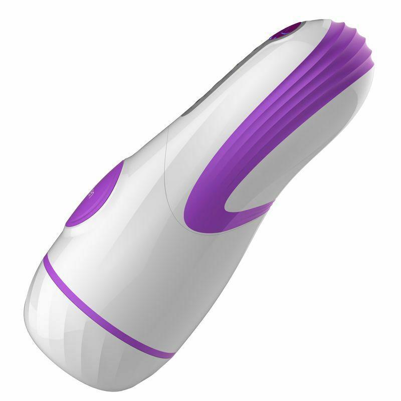 Vibrating Male Masturbator Cup Realistic Pussy Auto Sucking Stroker Sex Toy New