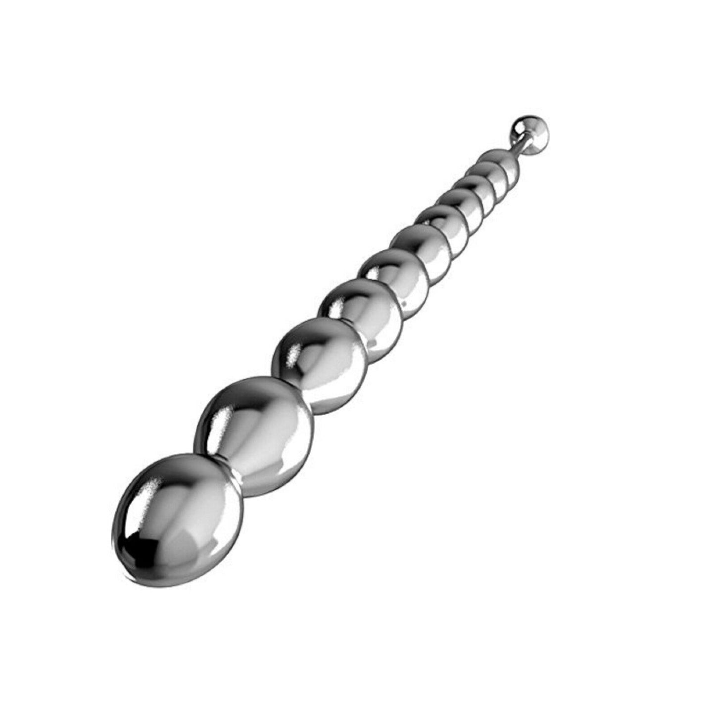 Stainless Steel Urethral Sound Ribbed Penis Plug Cock Catheter Rod Sex Toy NEW