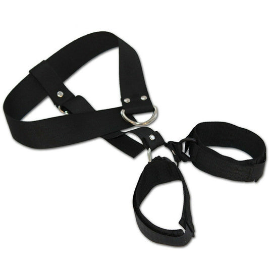 BDSM Hand Cuffs & Neck Collar Back Bondage Restraint Choker S&M Adult/Sex Toy