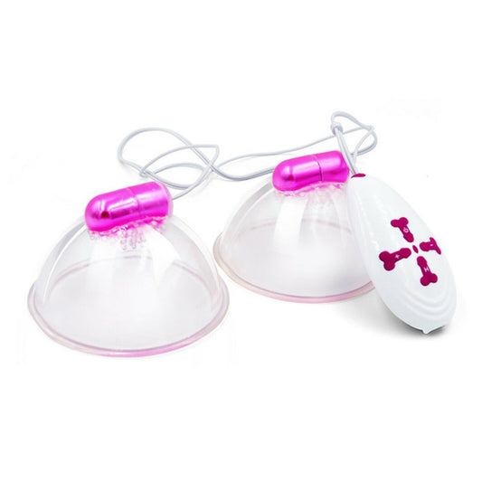 Vibrating Nipple Clamp Vibrator Suction Cup Breast Stimulator Female Sex Toy NEW