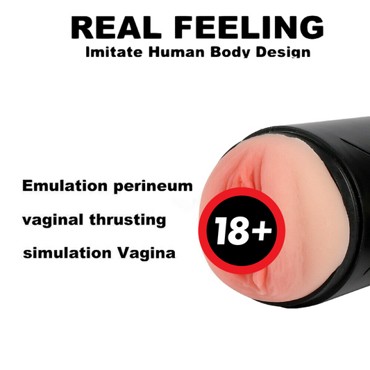 Realistc Pussy Squeeze Masturbator Male Masturbation Cup Stroker Vagina for Men