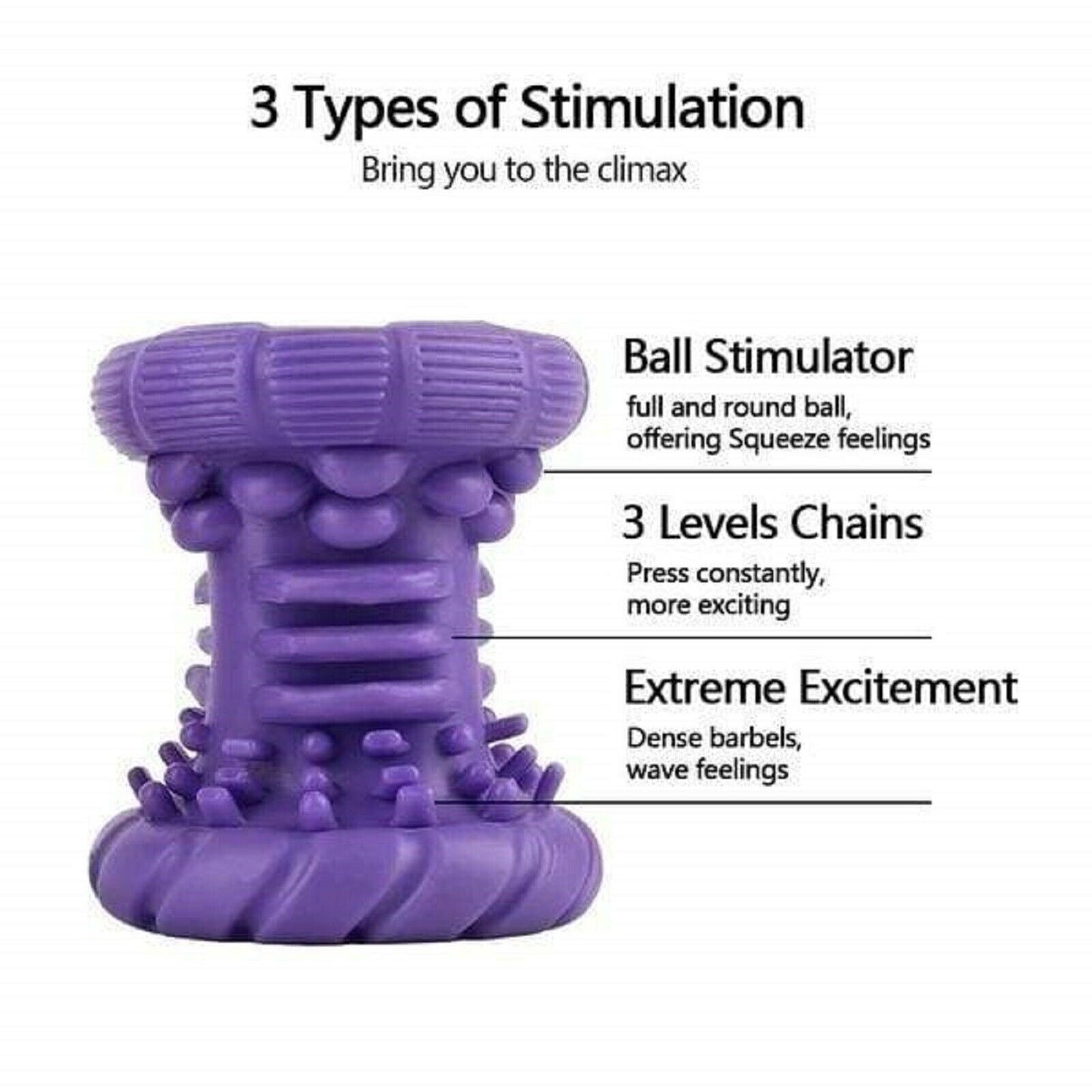 Male Masturbator Stroker Cup Realistic Masturbation Mens Penis Trainer Sex Toy