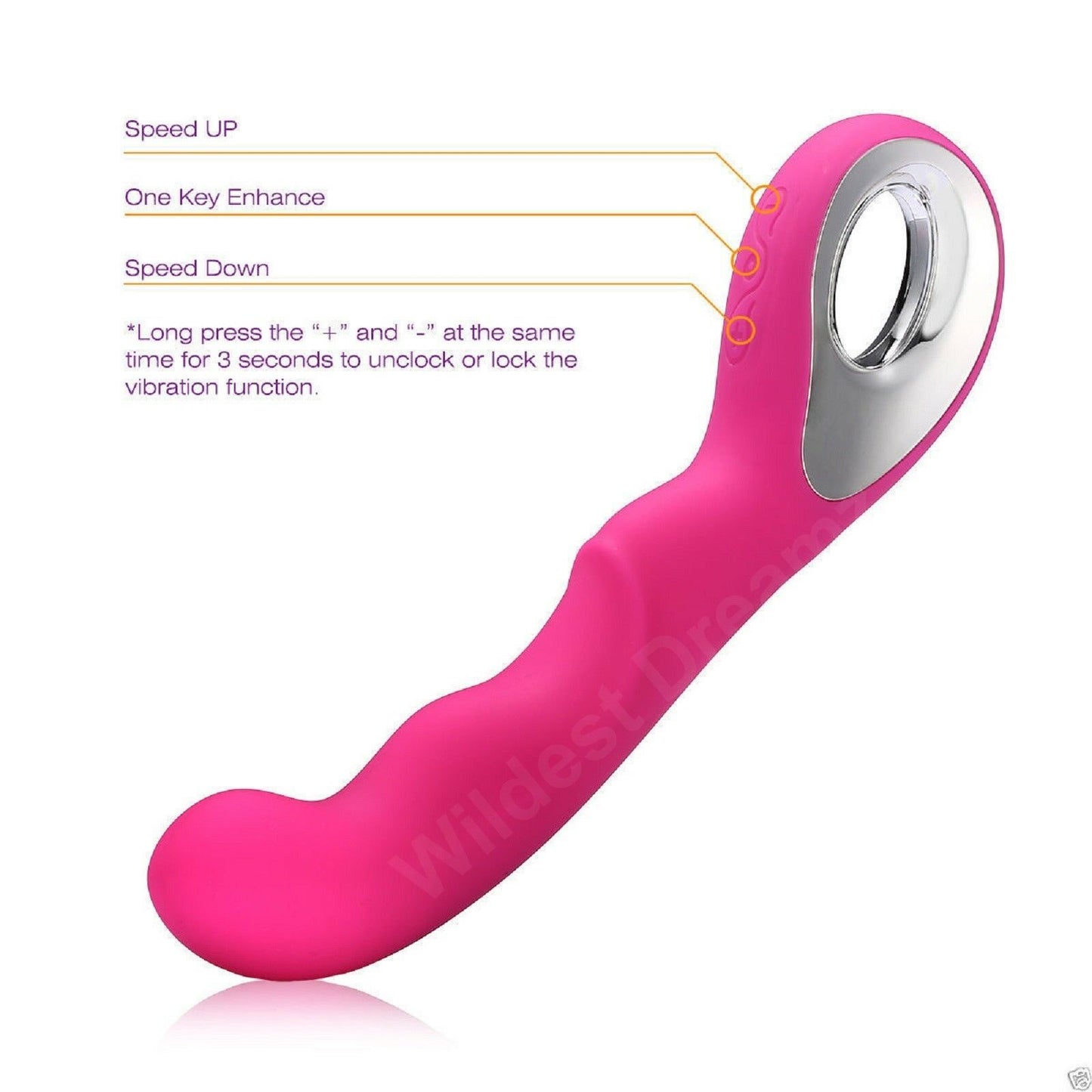 Vibrator Dildo Wand G Spot Anal Vaginal Massager 10 Speed Adult Sex Toy New