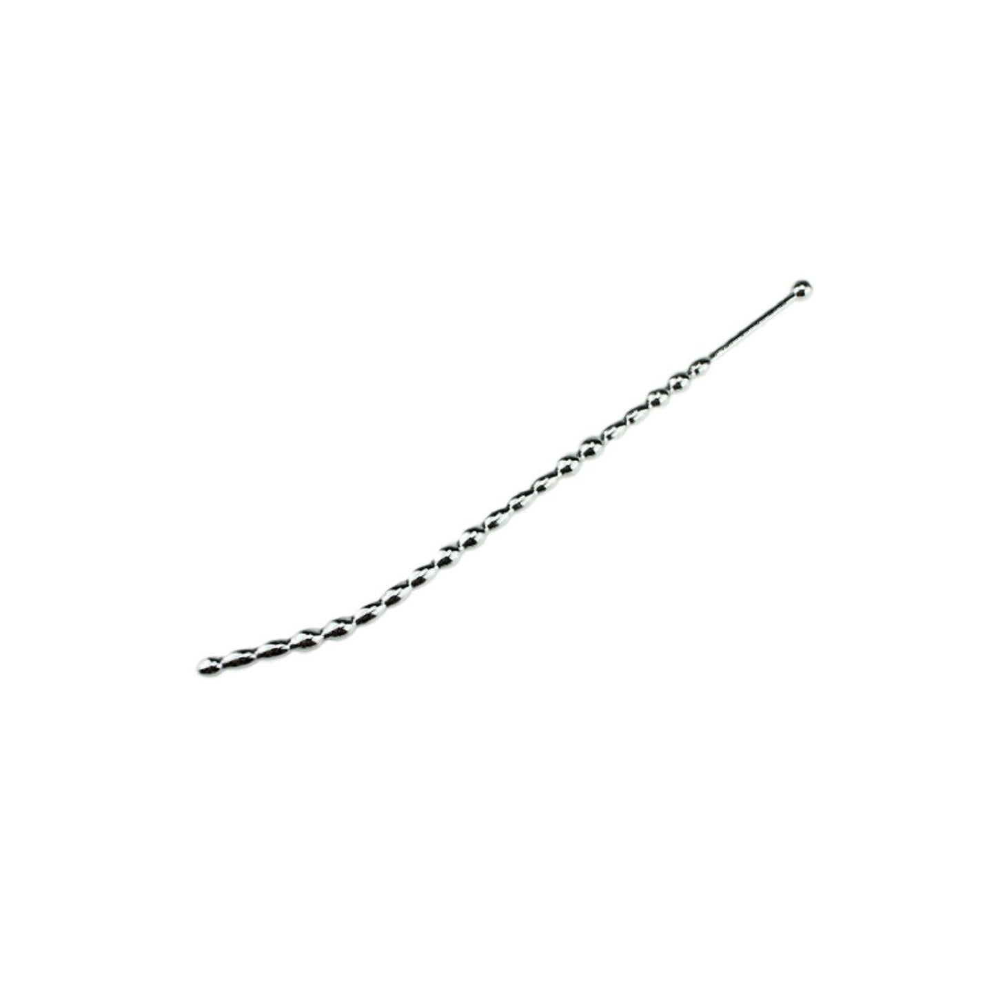 Extra Long Urethral Sound Ribbed Penis Plug Cock Steel Catheter Rod Sex Toy New