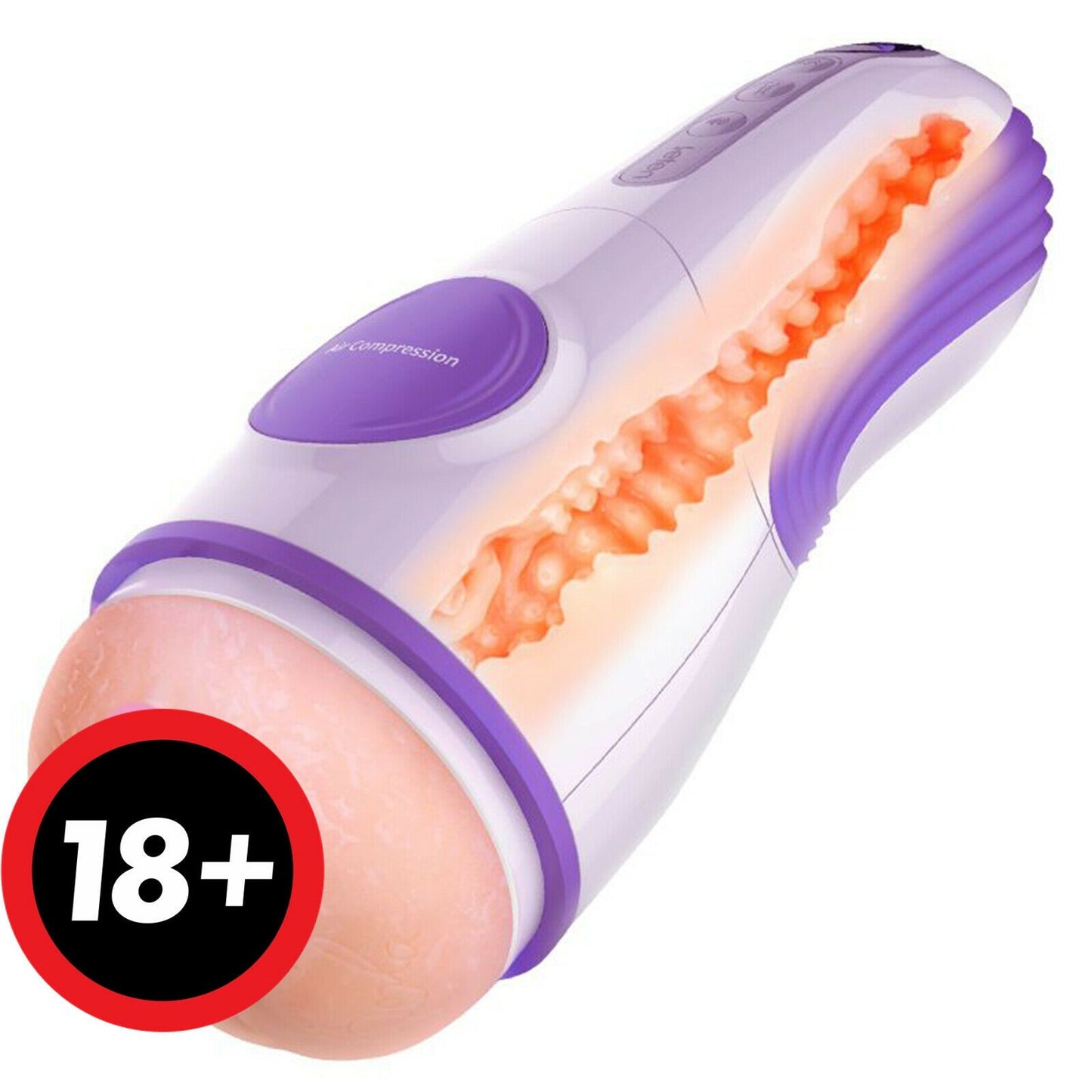 Vibrating Male Masturbator Cup Realistic Pussy Auto Sucking Stroker Sex Toy New