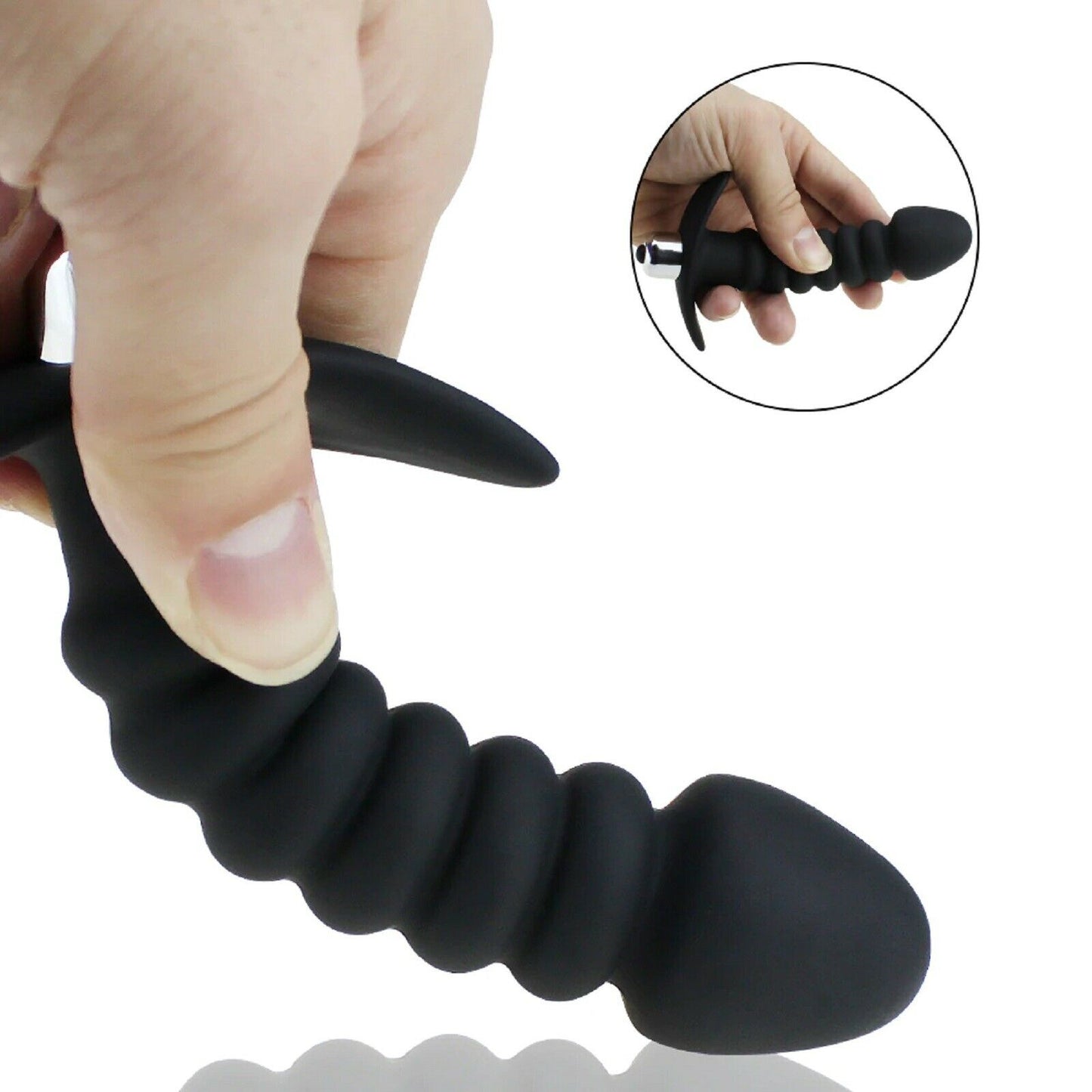 Vibrating Prostate Massager Anal Bead Dildo Butt Plug Male Vibrator Mens Sex Toy