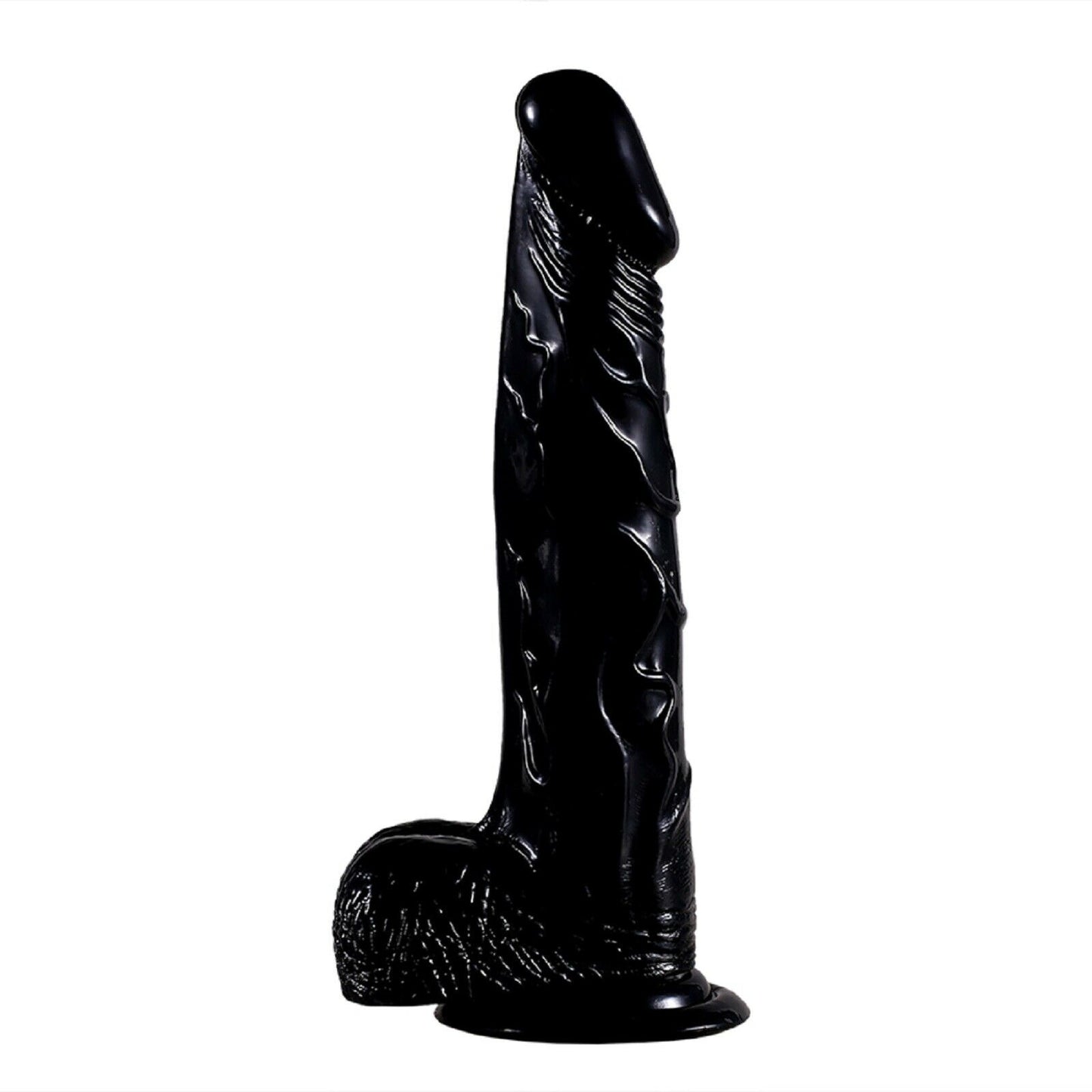 8.3" Dildo Dong Large Realistic Penis Cock Balls Viginal Suction Cup Sex Toy New
