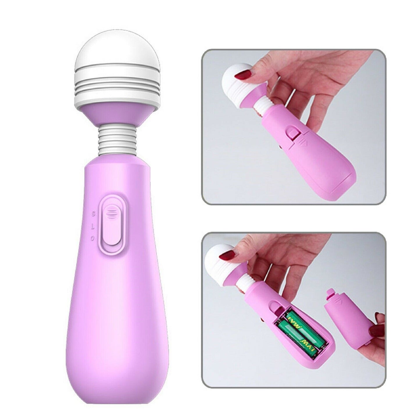 Mini Wand Vibrator G-Spot Dildo Clitoral Stimulator Clit Massager AV Sex Toy NEW