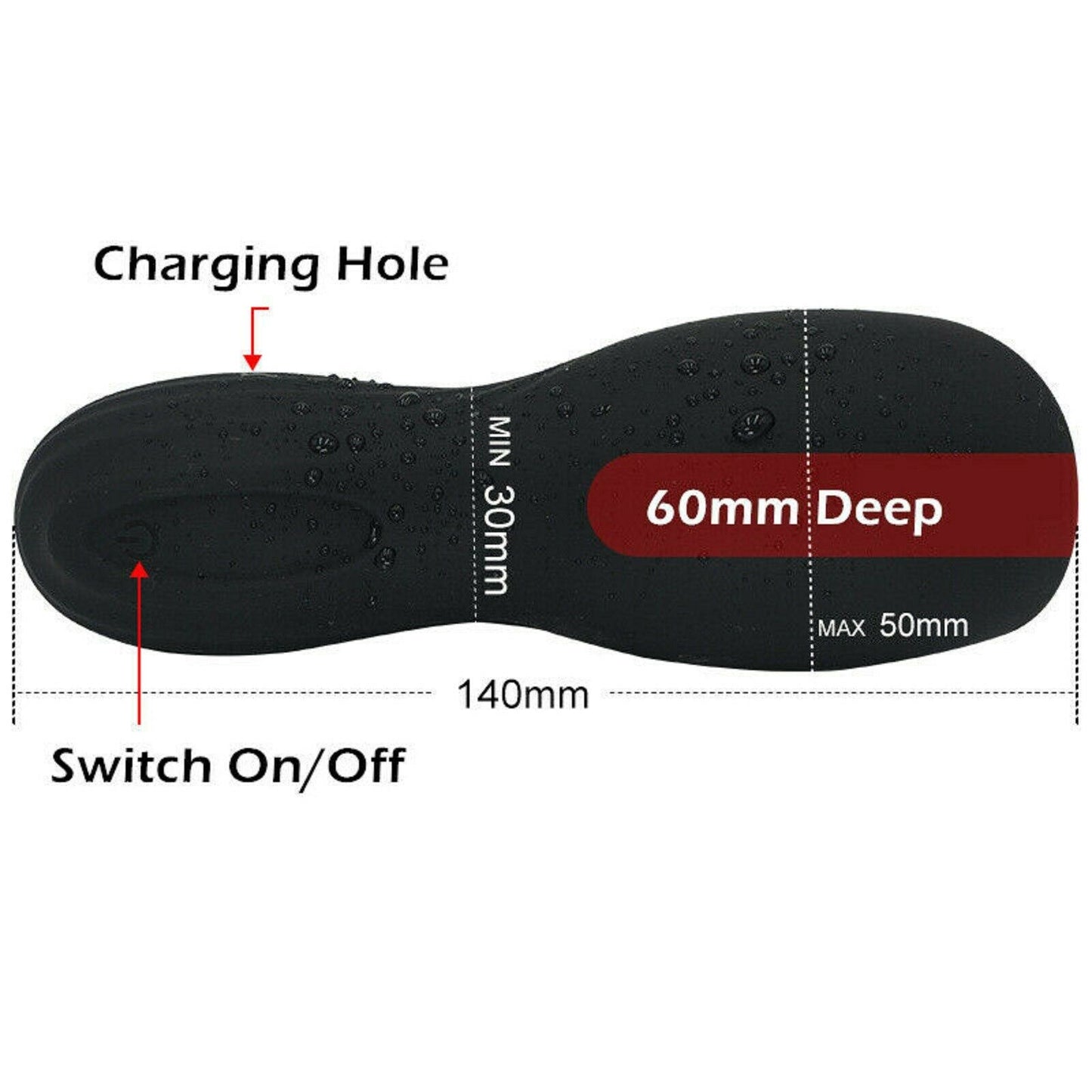 Vibrating Male Masturbator Stroker Rechargeable Penis Vibrator Trainer Sex Toy