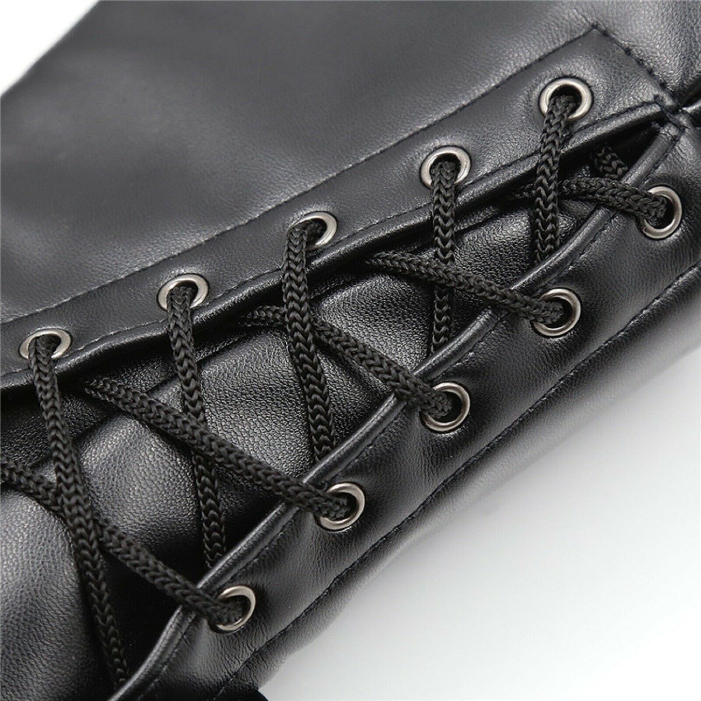 Puppy Pup Play Mittens Flax Leather Gloves Bondage Fetish Restraint BDSM Sex Toy