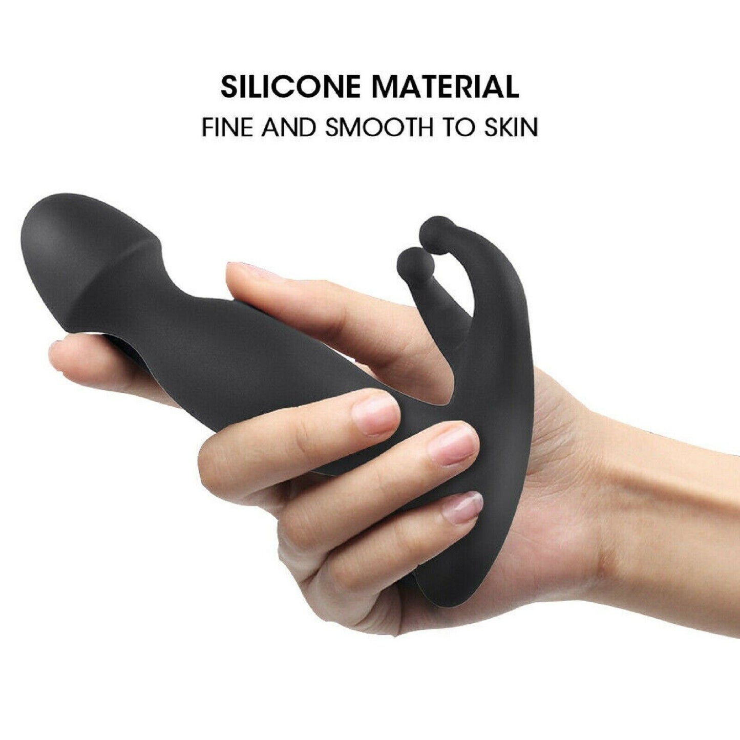 Prostate Massager Male Female Vibrator G-Spot Anal Bead Butt Plug Dildo Sex Toy