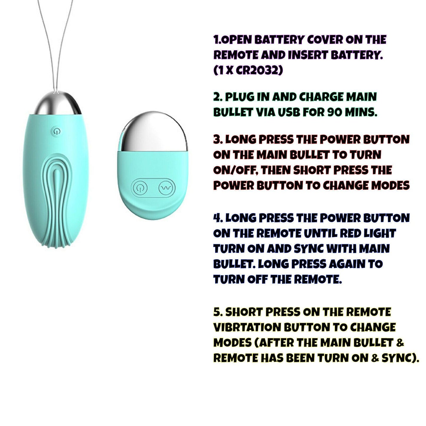 Wireless Vibrator Wearable Egg Bullet Vibrating Panties Female Adult Sex Toy NEW