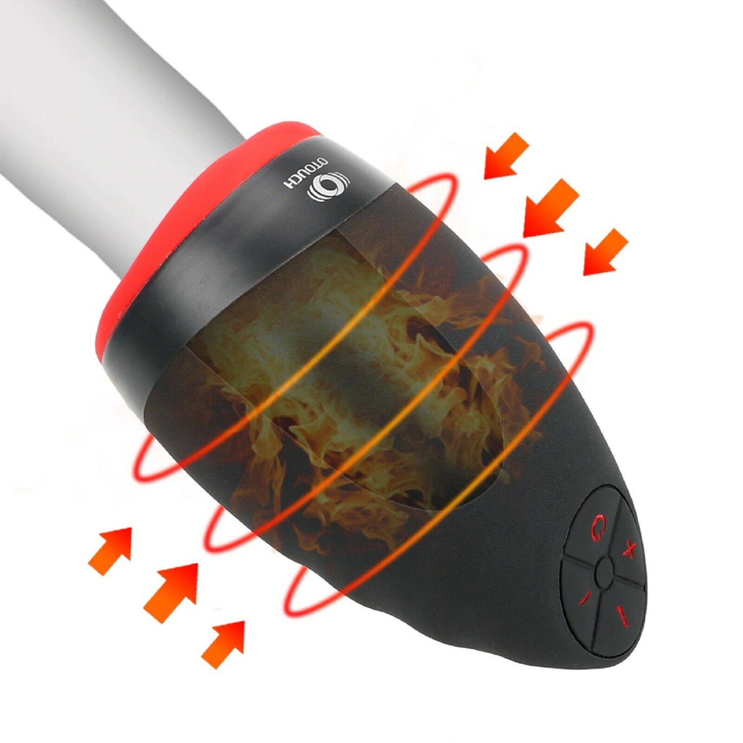 Male Masturbator USB Auto Heating Vibrating Oral Stoker Pocket Pussy Sex Toy NEW