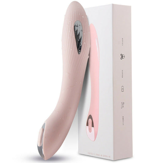 Electric Shock E-Stim Vibrator Rechargeable Electro Dildo Pulse Female Sex Toy