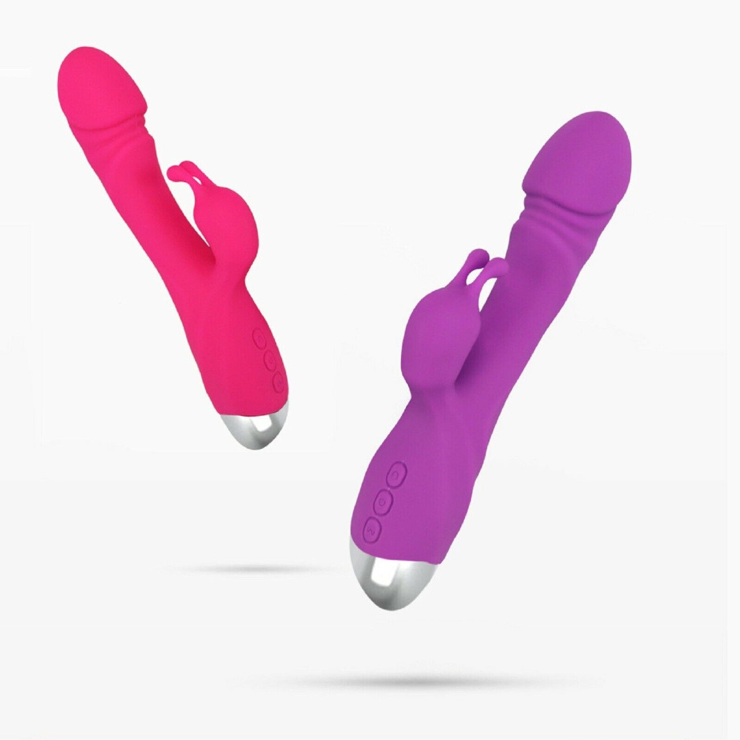 8" Multi Speed G Spot Dildo Rabbit Vibrator Vaginal Clit Female Wand Sex Toy