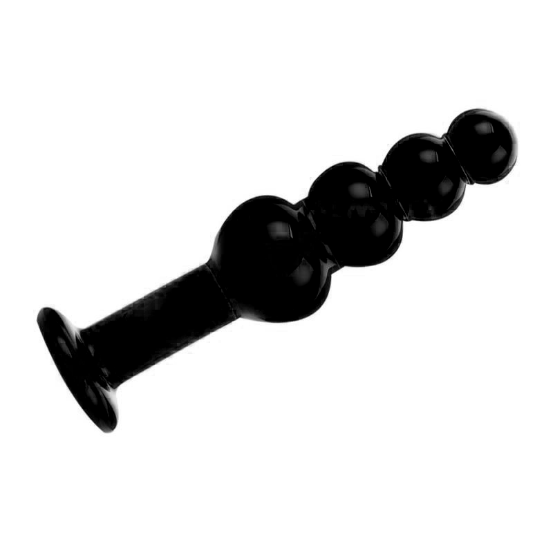 Extra Large Glass Dildo Dong Anal Bead Chain Plug Prostate Massager Sex Toy NEW