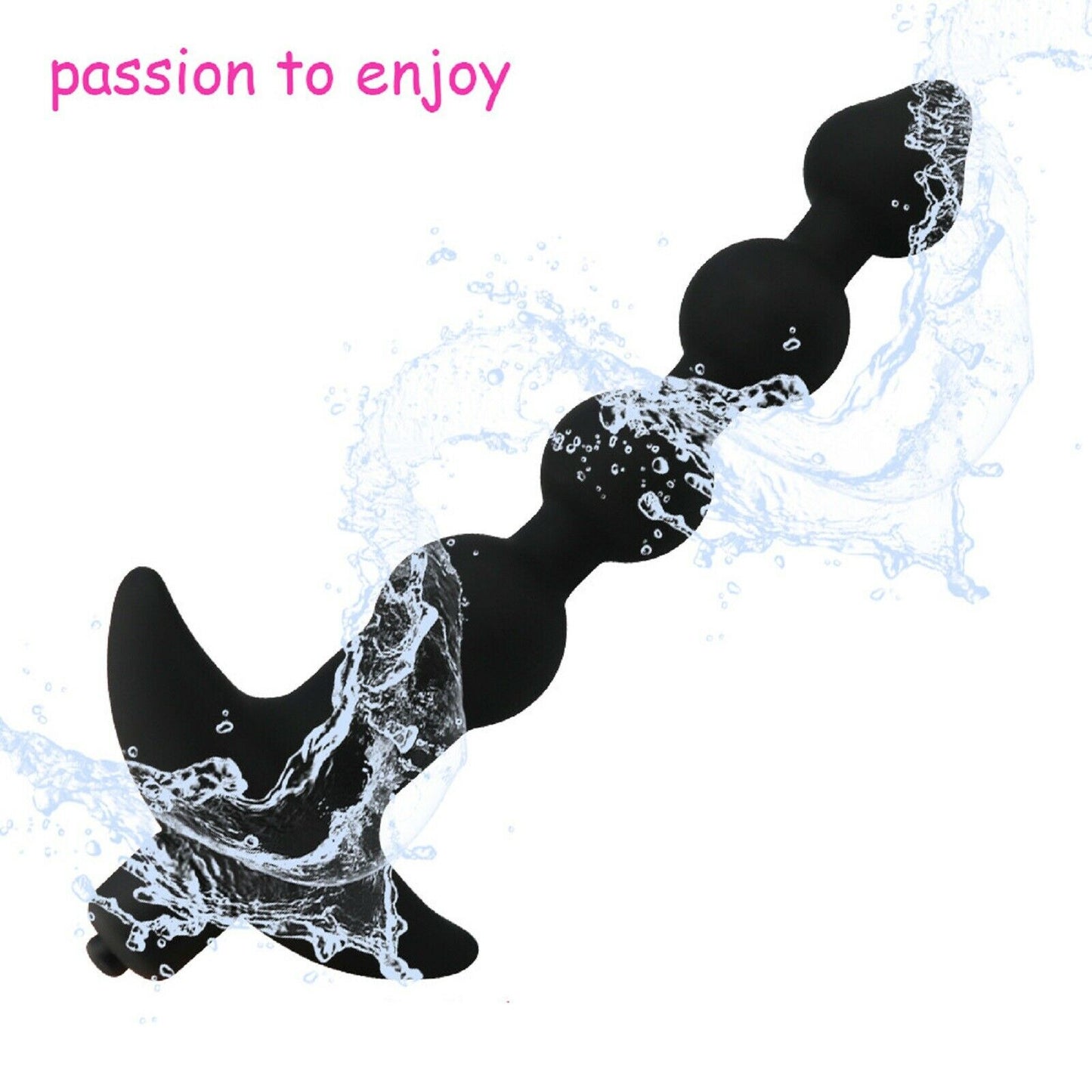 10 Speed Anal Vibrator Vibrating Anal Beads Prostate Massager Butt Plug Sex Toy