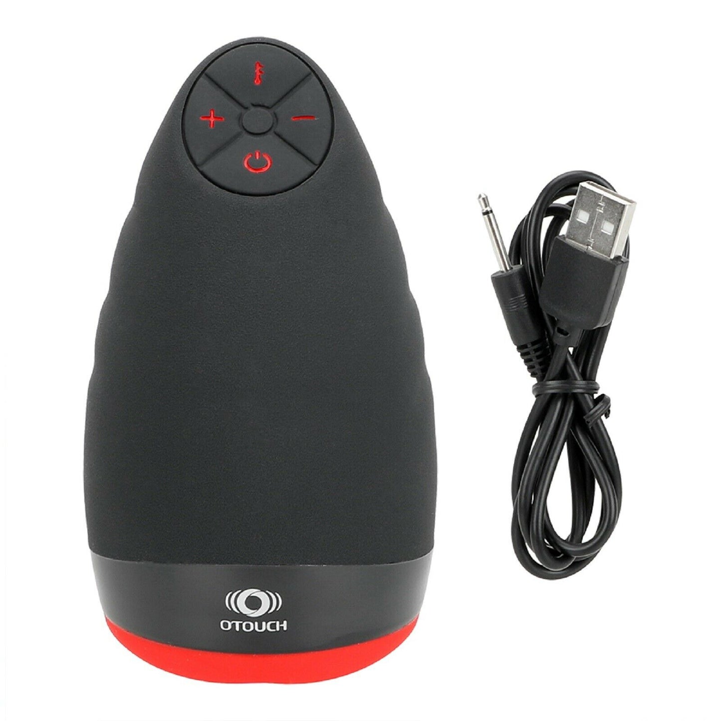 Male Masturbator USB Auto Heating Vibrating Oral Stoker Pocket Pussy Sex Toy NEW