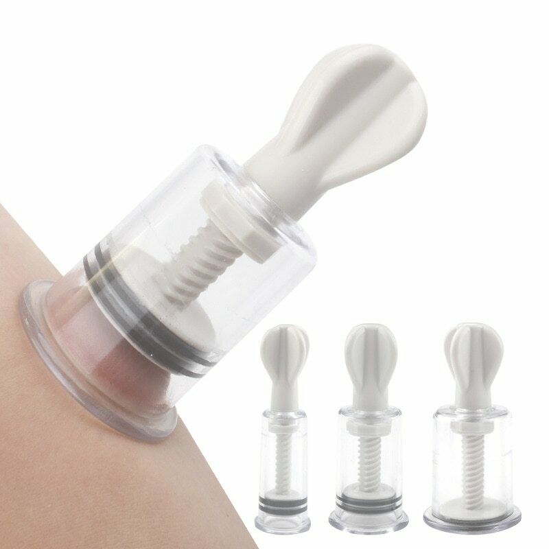Nipple & Clitoris Sucker Twist Pump Suction Clamp Stimulator Oral Tongue Sex Toy