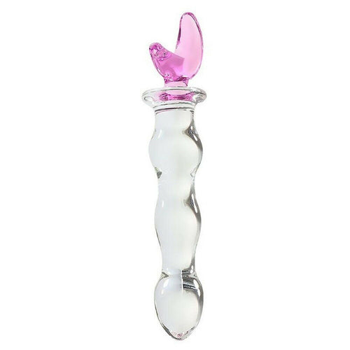 Glass Dildo Dong Wand Thruster Butt Anal Plug Beads Vaginal Adult Sex Toy New