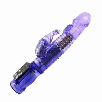 Rotating Dildo Dong Anal Viginal Massager Wand Clit Stimulator Female Sex Toy