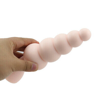 Huge Extra Large Butt Plug Anal Bead Chain Suction Cup Dildo Prostate Sex Toy